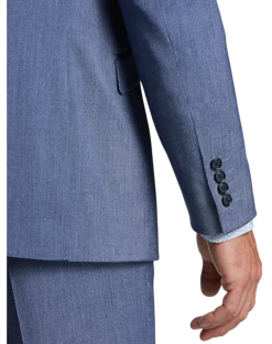 Wilke-Rodriguez Slim Fit Suit Separates, Denim Blue -&Collar Shop MW40 3WEX 15 WILKE RODRIGUEZ DENIM BLUE ALT1 1