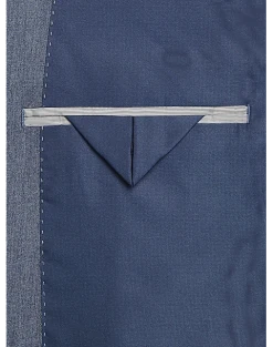 Wilke-Rodriguez Slim Fit Suit Separates Coat, Denim Blue -&Collar Shop MW40 3WEX 15 WILKE RODRIGUEZ DENIM BLUE ALT2