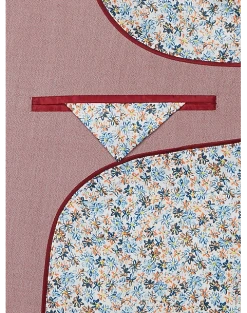 Egara Skinny Fit Suit Separates Coat, Red -&Collar Shop MW40 3WF1 11 EGARA ORANGE RED ALT2