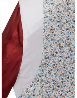 Egara Skinny Fit Suit Separates Coat, Red -&Collar Shop MW40 3WF1 11 EGARA ORANGE RED ALT4