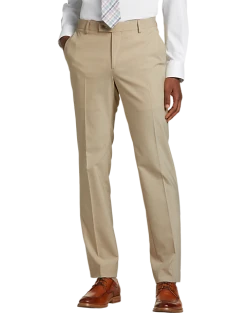 Egara Skinny Fit Suit Separates Pants, Tan
