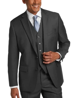 Lauren By Ralph Lauren Classic Fit Suit Separates Coat, Gray -&Collar Shop MW40 3WRM 04 LAUREN BY RALPH LAUREN MED GRAY ALT5 1