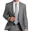 Lauren By Ralph Lauren Classic Fit Suit, Gray Windowpane Plaid 1 Lauren By Ralph Lauren Classic Fit Suit, Gray Windowpane Plaid -&Collar Shop MW40 3WXN 64 LAUREN BY RALPH LAUREN GRAY WINDOWPANE MAIN