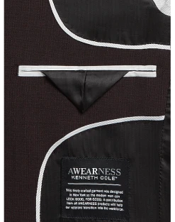 Awearness Kenneth Cole Modern Fit Suit, Burgundy Tic 10 Awearness Kenneth Cole Modern Fit Suit, Burgundy Tic -&Collar Shop MW40 3WZT 06 AWEARNESS KENNETH COLE BURGUNDY TIC ALT4