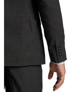 Wilke-Rodriguez Wilke Rodriguez Slim Fit Suit, Charcoal Check -&Collar Shop MW40 3X03 97 WILKE RODRIGUEZ CHARCOAL CHECK ALT1