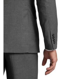 Wilke-Rodriguez Wilke Rodriguez Slim Fit Suit, Gray Tic 8 Wilke-Rodriguez Wilke Rodriguez Slim Fit Suit, Gray Tic -&Collar Shop MW40 3X07 74 WILKE RODRIGUEZ GRAY TIC ALT1
