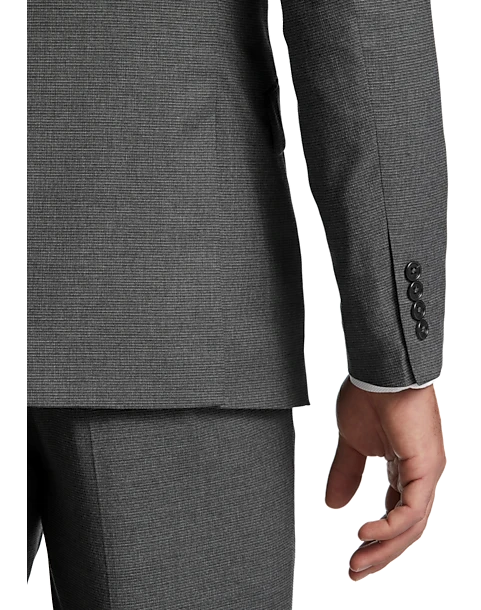 Wilke-Rodriguez Wilke Rodriguez Slim Fit Suit, Gray Tic 4 Wilke-Rodriguez Wilke Rodriguez Slim Fit Suit, Gray Tic - Image 2