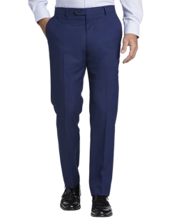 Pronto Uomo Modern Fit Suit Separate Pants, Blue
