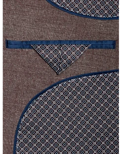 Egara Skinny Fit Suit Separates Coat, Burgundy Twill -&Collar Shop MW40 3X1U 06 EGARA BURGUNDY TWILL ALT2