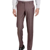 Egara Suit Separates Skinny Fit Dress Pants, Light Burgundy Twill 2 Egara Suit Separates Skinny Fit Dress Pants, Light Burgundy Twill -&Collar Shop MW40 3X1W 06 EGARA BURGUNDY TWILL MAIN