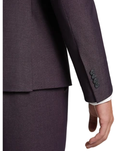 Egara Skinny Fit Suit Separates Coat, Plum Tic 7 Egara Skinny Fit Suit Separates Coat, Plum Tic -&Collar Shop MW40 3X2D 07 EGARA ORANGE PLUM TIC ALT1 1