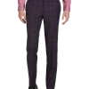 Egara Skinny Fit Suit Separates Pant, Plum Plaid 2 Egara Skinny Fit Suit Separates Pant, Plum Plaid -&Collar Shop MW40 3X2P 60 EGARA PLUM PLAID MAIN