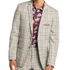 Paisley & Gray Slim Fit Suit Separates Coat, Brown Check -&Collar Shop MW40 3X34 64 PAISLEY GRAY BROWN CHECK MAIN