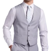 Calvin Klein X-Fit Slim Fit Suit Separates Vest, Light Gray Sharkskin -&Collar Shop MW40 3X99 16 CALVIN KLEIN LIGHT GRAY SHARKSKIN MAIN