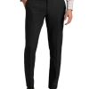 Egara Skinny Fit Suit Separates Pants, Black -&Collar Shop MW40 3X9D 02 EGARA ORANGE BLACK SOLID MAIN