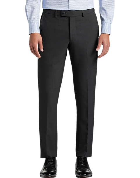Egara Skinny Fit Suit Separates Pants, Charcoal Gray 3 Egara Skinny Fit Suit Separates Pants, Charcoal Gray