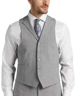 Michael Strahan Classic Fit Suit Gray Stripe -&Collar Shop MW40 3X9W 34 MICHAEL STRAHAN GRAY STRIPE ALT3