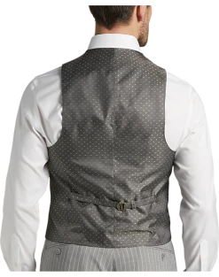 Michael Strahan Classic Fit Suit Gray Stripe -&Collar Shop MW40 3X9W 34 MICHAEL STRAHAN GRAY STRIPE ALT5