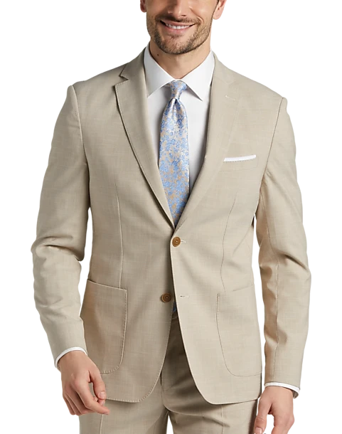 Michael Kors Modern Fit Suit Separates Coat, Tan 3 Michael Kors Modern Fit Suit Separates Coat, Tan