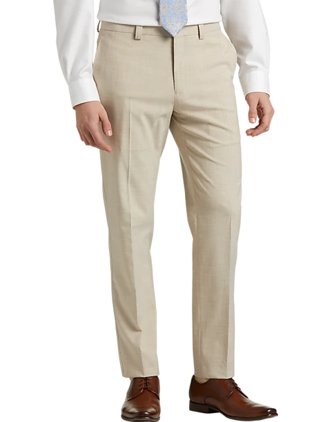 Michael Kors Modern Fit Suit Separates Pants, Tan 3 Michael Kors Modern Fit Suit Separates Pants, Tan