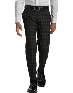 Kenneth Cole Reaction Boy's Suit, Black Plaid -&Collar Shop MW40 3XD8 80 KENNETH COLE BLACK PLAID ALT2