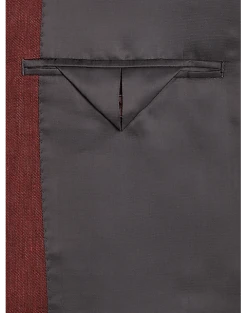 Calvin Klein Slim Fit Linen-Blend Suit Separates Coat, Tan -&Collar Shop MW40 3XE1 08 CALVIN KLEIN BRICK TWILL ALT3 1