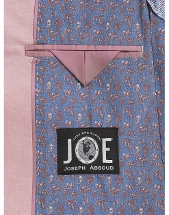 JOE Joseph Abboud Slim Fit Linen Blend Suit Separates, Dusty Blue 8 JOE Joseph Abboud Slim Fit Linen Blend Suit Separates, Dusty Blue -&Collar Shop MW40 3XGF 11 JOE JOSEPH ABBOUD RASPBERRY ALT3 1