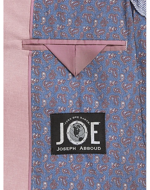 JOE Joseph Abboud Slim Fit Linen Blend Suit Separates, Dusty Blue 5 JOE Joseph Abboud Slim Fit Linen Blend Suit Separates, Dusty Blue - Image 3