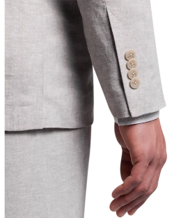 JOE Joseph Abboud Slim Fit Linen Blend Suit Separates, Raspberry -&Collar Shop MW40 3XGF 16 JOE JOSEPH ABBOUD LIGHT GRAY ALT1