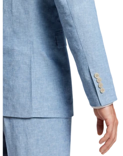 JOE Joseph Abboud Slim Fit Linen Blend Suit Separates, Teal -&Collar Shop MW40 3XGF 70 JOE JOSEPH ABBOUD DUSTY BLUE ALT1