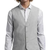 JOE Joseph Abboud Slim Fit Linen Blend Suit Separates Vest, Light Gray 1 JOE Joseph Abboud Slim Fit Linen Blend Suit Separates Vest, Light Gray -&Collar Shop MW40 3XGK 16 JOE JOSEPH ABBOUD LIGHT GRAY MAIN