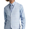 Egara Skinny Fit Suit Separates Vest, Light Blue Plaid -&Collar Shop MW40 3XGT 15 EGARA ORANGE LT BLUE PLAID MAIN