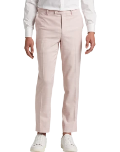 Egara Skinny Fit Suit Separates Pants Rose Tic