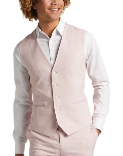 Egara Skinny Fit Suit Separates Vest, Rose Tic