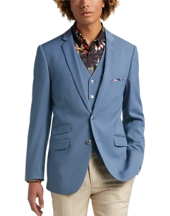 Paisley & Gray Slim Fit Suit Separates Coat, Slate Blue 14 Paisley & Gray Slim Fit Suit Separates Coat, Slate Blue -&Collar Shop MW40 3XJ0 82 PAISLEY GRAY SLATE BLUE ALT5