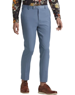 Paisley & Gray Slim Fit Suit Separates Pants, Slate Blue