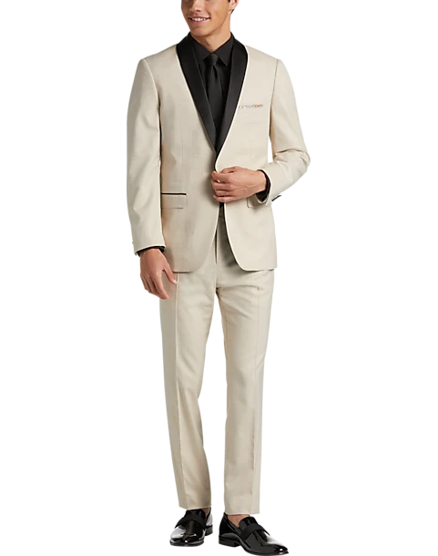 Paisley & Gray Slim Fit Suit Separates Coat, Beige 4 Paisley & Gray Slim Fit Suit Separates Coat, Beige - Image 2