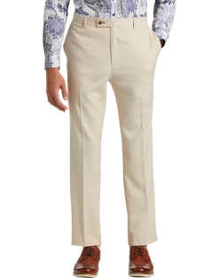 Paisley & Gray Slim Fit Suit Separates Pants, Silky Beige