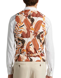 Paisley & Gray Slim Fit Suit Separates Vest, Silky Beige 5 Paisley & Gray Slim Fit Suit Separates Vest, Silky Beige -&Collar Shop MW40 3XJK 05 PAISLEY GRAY SILKY BEIGE ALT1