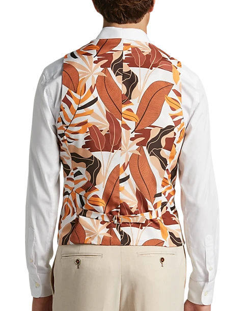 Paisley & Gray Slim Fit Suit Separates Vest, Silky Beige 4 Paisley & Gray Slim Fit Suit Separates Vest, Silky Beige - Image 2