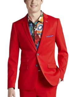 Paisley & Gray Slim Fit Suit Separates Coat, Hot Rod Red