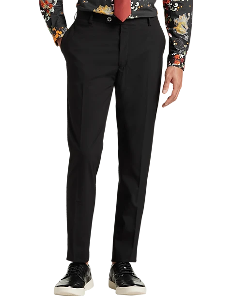 Paisley & Gray Slim Fit Suit Separates Pants, Jet Black 3 Paisley & Gray Slim Fit Suit Separates Pants, Jet Black