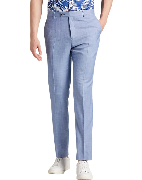 Paisley & Gray Slim Fit Suit Separates Pants, Blue Sharkskin 3 Paisley & Gray Slim Fit Suit Separates Pants, Blue Sharkskin