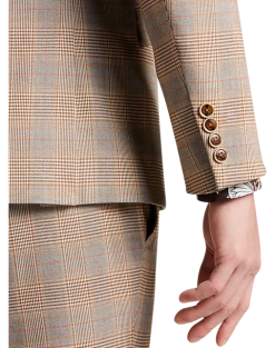Paisley & Gray Slim Fit Suit Separates Coat, Tan And Gray Plaid 11 Paisley & Gray Slim Fit Suit Separates Coat, Tan And Gray Plaid -&Collar Shop MW40 3XL0 65 PAISLEY GRAY TAN GREY PLAID ALT2