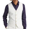 Paisley & Gray Slim Fit Suit Separates Vest, White 1 Paisley & Gray Slim Fit Suit Separates Vest, White -&Collar Shop MW40 3XL9 49 PAISLEY GRAY LILY WHITE MAIN