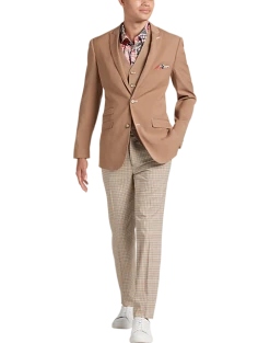 Paisley & Gray Slim Fit Suit Separates Coat, Nutmeg -&Collar Shop MW40 3XLA 08 PAISLEY GRAY NUTMEG ALT5