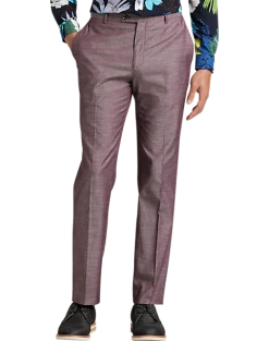 Paisley & Gray Slim Fit Suit Separates Pants, Mulberry