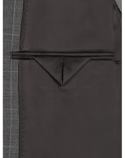 Calvin Klein X-Fit Slim Fit Suit Separates, Gray Windowpane -&Collar Shop MW40 3XMM 64 CALVIN KLEIN MED GRAY WINDOWPANE ALT3