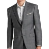 Calvin Klein X-Fit Slim Fit Suit Separates Coat, Gray Windowpane -&Collar Shop MW40 3XMM 64 CALVIN KLEIN MED GRAY WINDOWPANE MAIN 1
