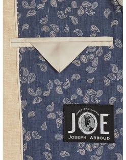 JOE Joseph Abboud Slim Fit Linen Blend Suit Separates, Tan Chambray -&Collar Shop MW40 3XN1 23 JOE JOSEPH ABBOUD TAN CHAMBRAY ALT3